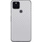 White Carbon Fiber Specialty Texture Material Google Pixel 4a 5G Skin